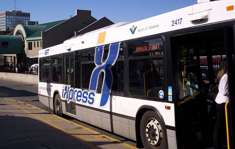 iXpress Bus, Ontario. Courtesy of Wikipedia.