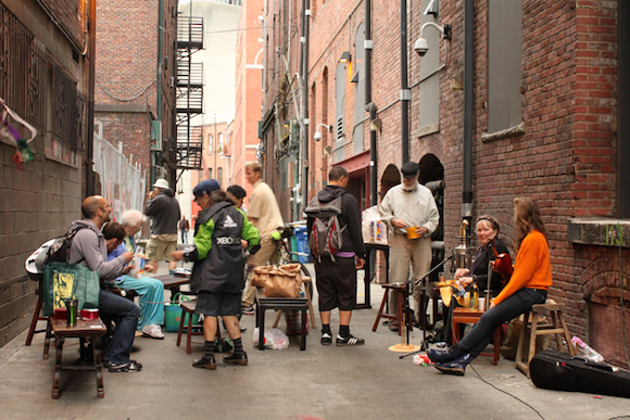 Seattle's Firehouse Alley. Photo courtesy Daniel Toole.
