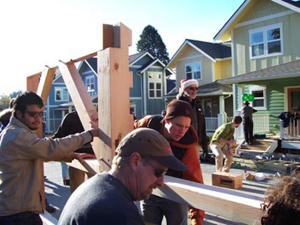 Land trusts create permanently affordable housing. Photo: Northwest Community Land Trust Coalition