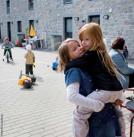 Public housing in Europe works. Photo: SWL Housing in Belgium 
